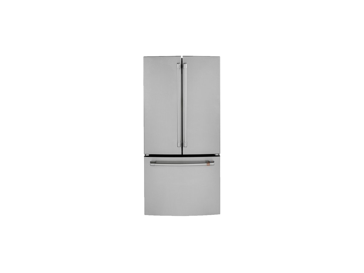 Café ENERGY STAR 18.6 Cu. Ft. Counter-Depth French-Door Refrigerator - CWE19SP2NS1