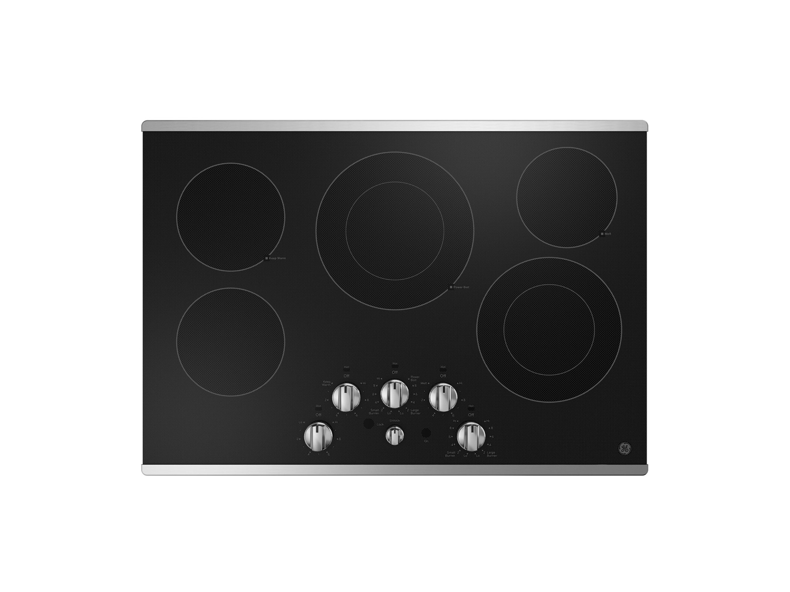 GE 30" Built-In Knob Control Electric Cooktop - JEP5030STSS