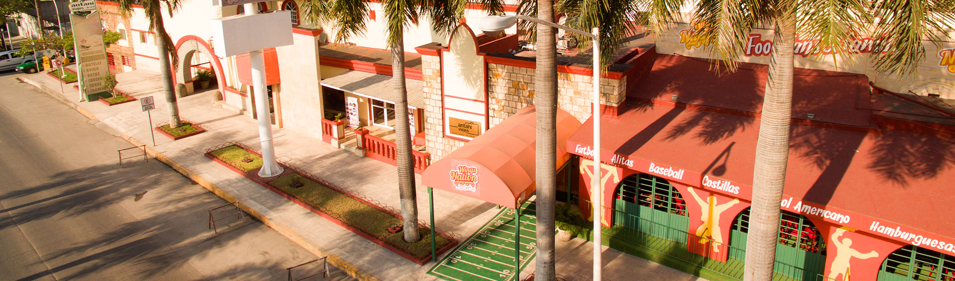 Vista principal del hotel