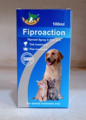 100ml Fiproaction spray for treatment of flea and tick home remedy