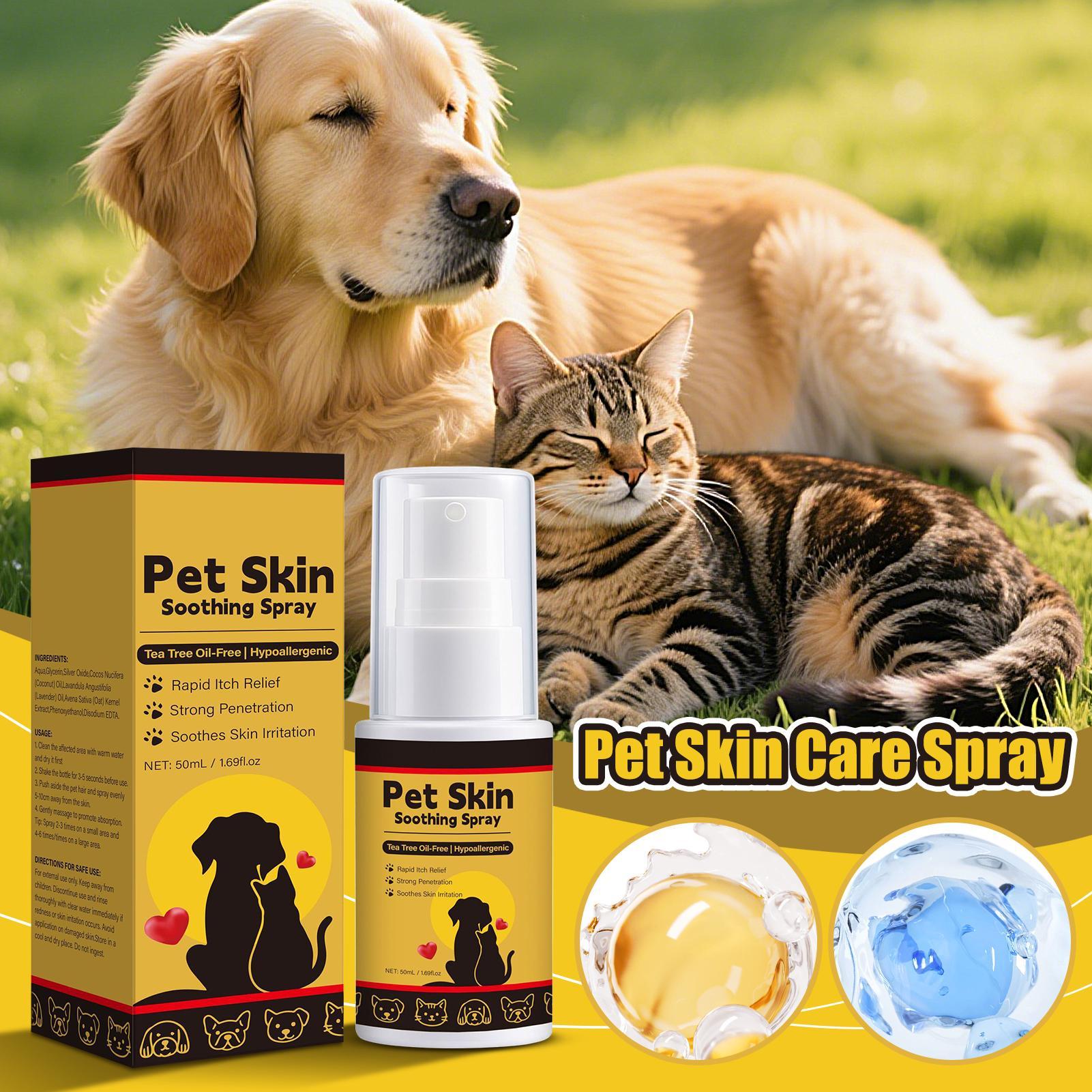 Pet Skin Soothing Spray for Dogs and Cats