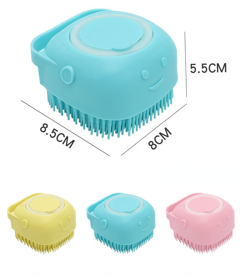 Pet bathing brush puppy  kitten adult bathing sponge accessory