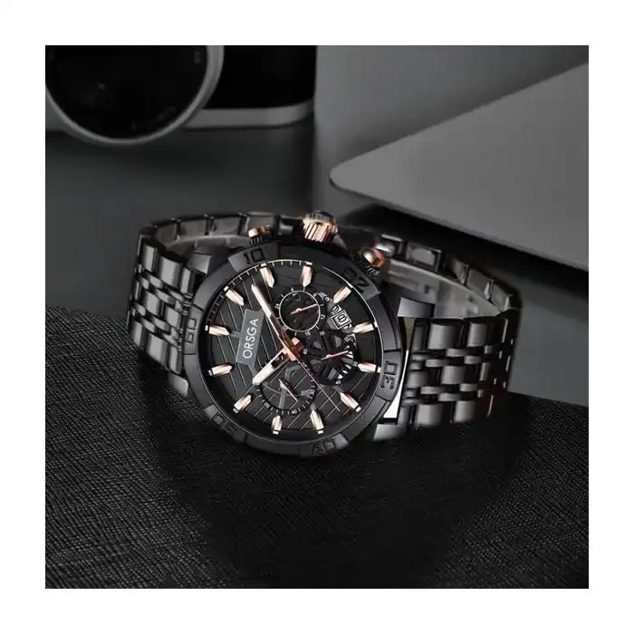 ORSGA Chronographe Analogique - Bracelet Acier vue 2