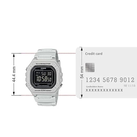CASIO W-218H-8BVDF original  vue 4