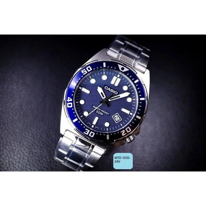 CASIO MTD-135D-2AVDF original  vue 3