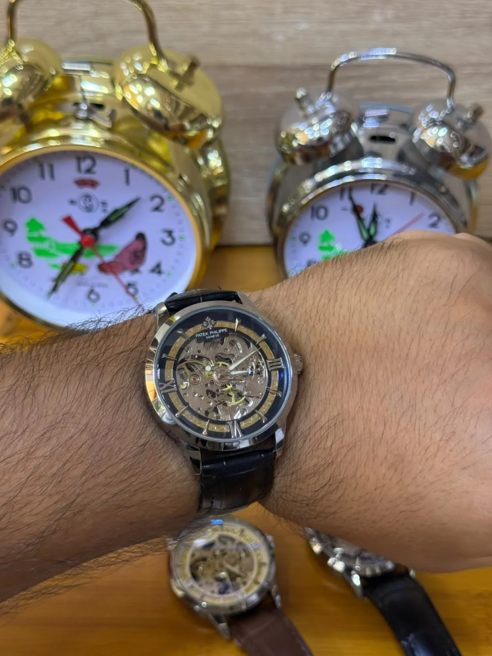 patek philippe squelette automatique vue 3