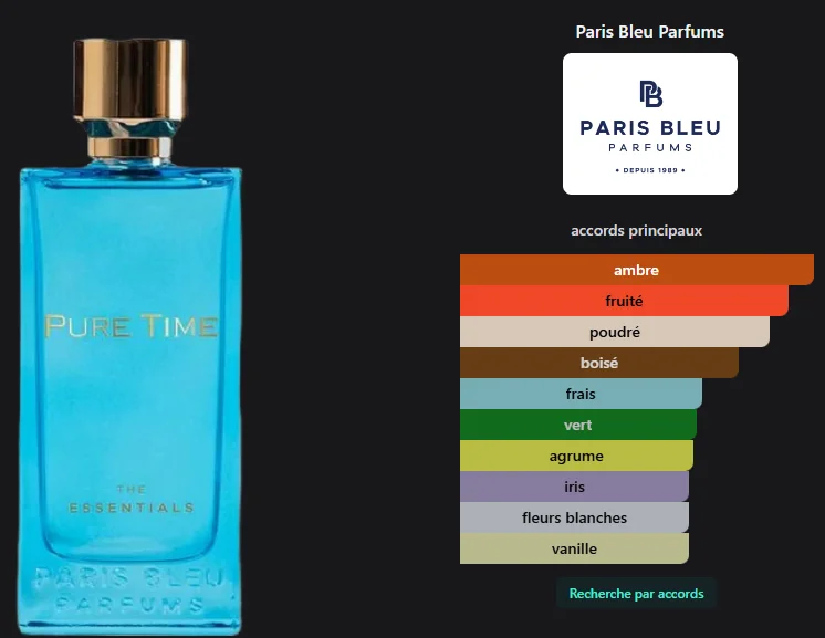 Paris Bleu Pure Soul Eau de Parfum pour Homme - 100ML vue 2
