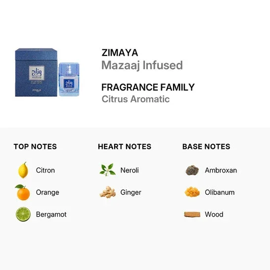 Mazaaj Infused - Zimaya Eau de parfum Unisexe - 100 ML vue 3