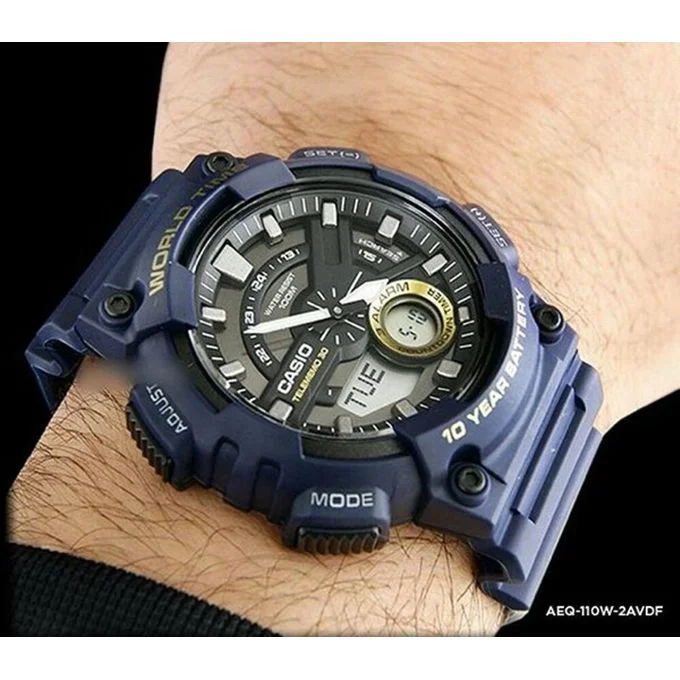 CASIO AEQ-110W-2AVDF original  vue 2