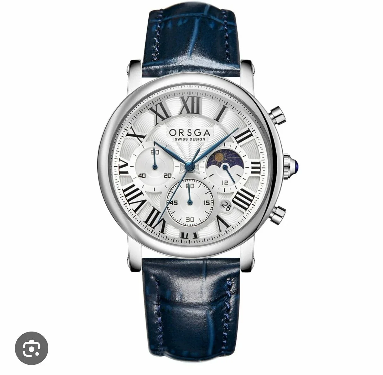  ORSGA CHRONOGHRAPHE AVEC BARCLET EN CUIR ORIGINAL vue 4