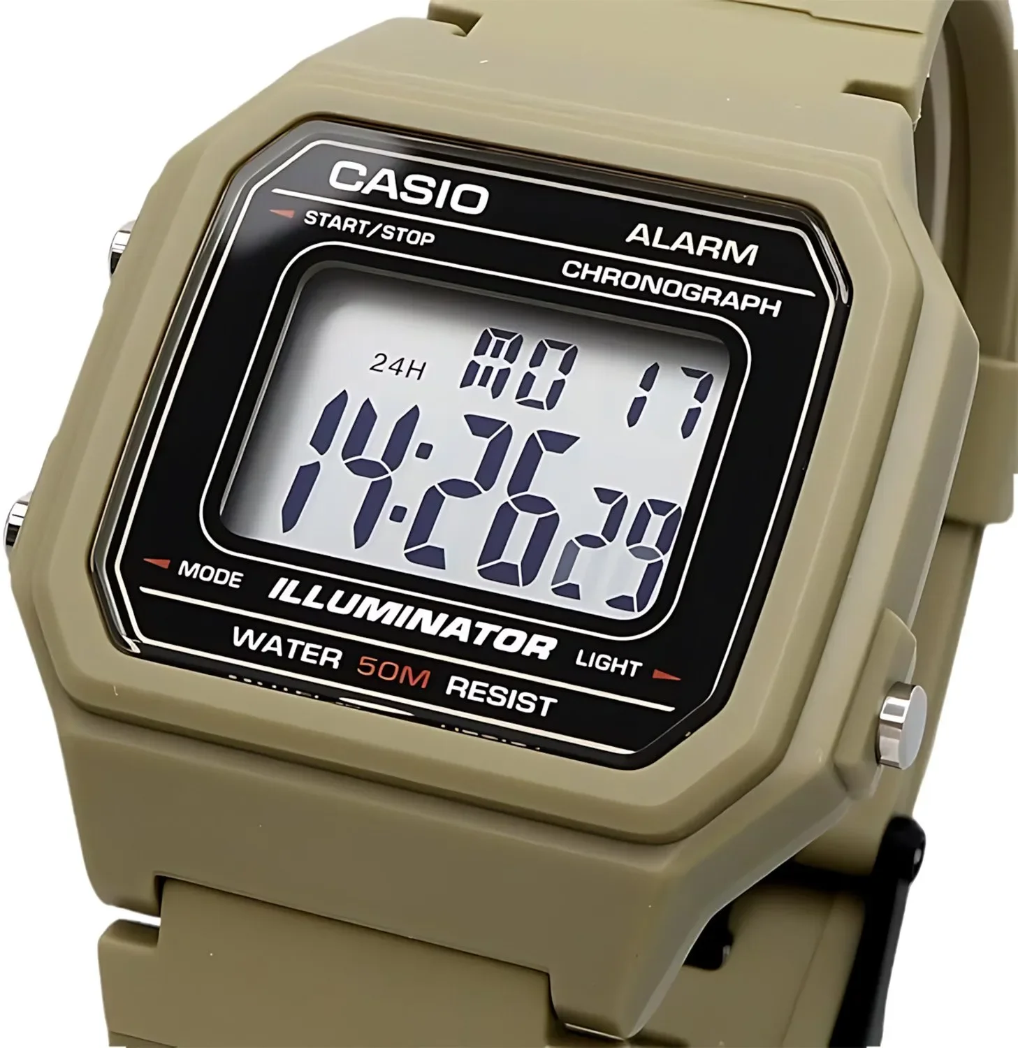 CASIO W-217H-5AVDF original  vue 4