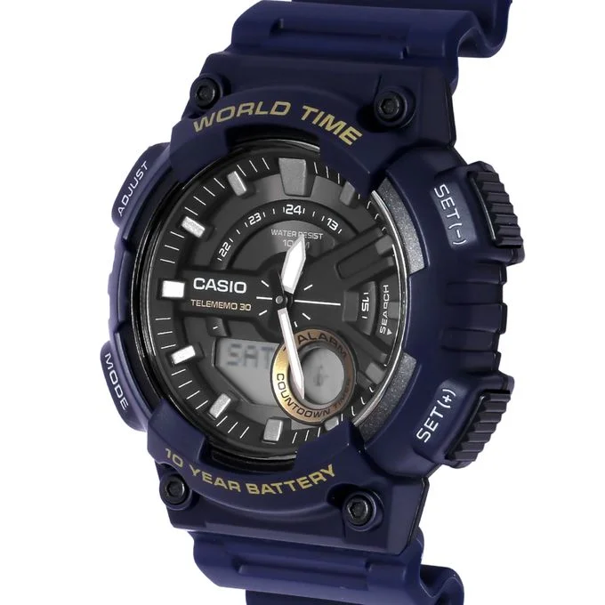 CASIO AEQ-110W-2AVDF original  vue 3