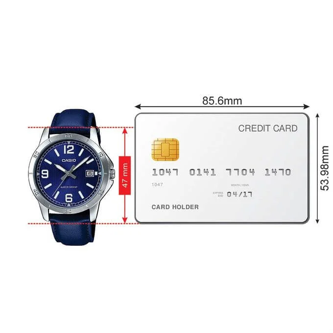CASIO MTP-V004L-2BUDF original  vue 3