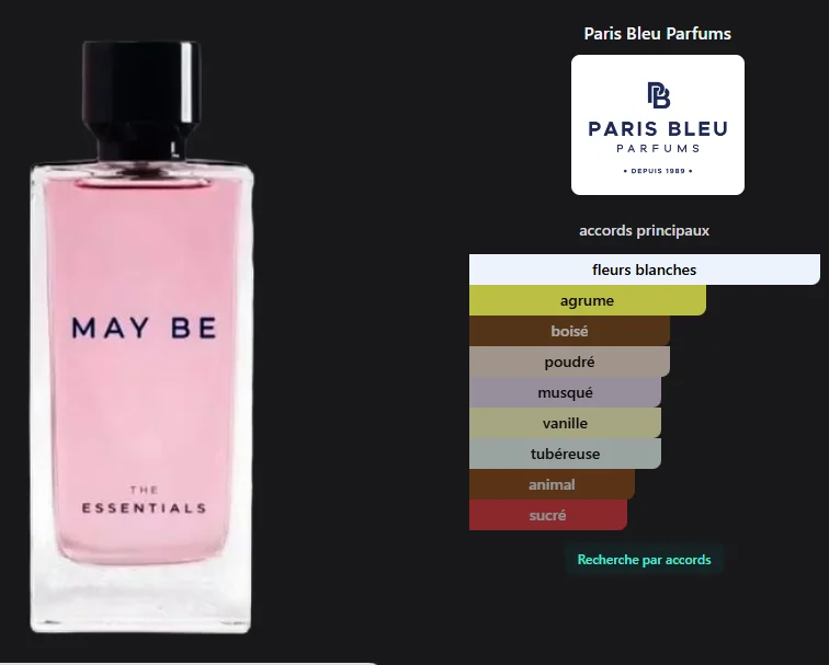 May Be Paris Bleu Parfum Femme 100ml vue 2