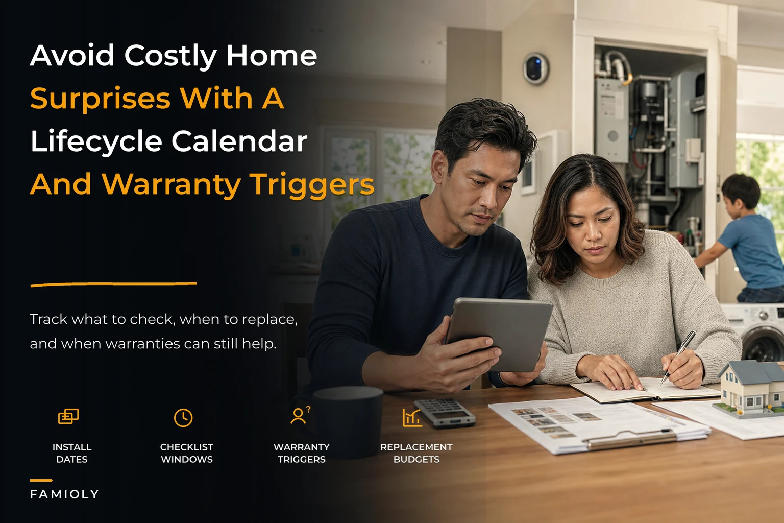 Avoid costly home surprises: a lifecycle maintenance calendar and warranty triggers for busy families