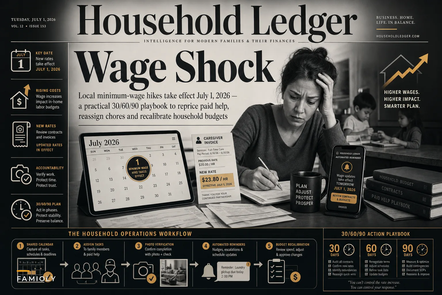 Local Minimum Wage Hikes Take Effect July 1, 2026 — Practical Steps Busy Families Can Take to Manage Rising In‑Home Labor Costs