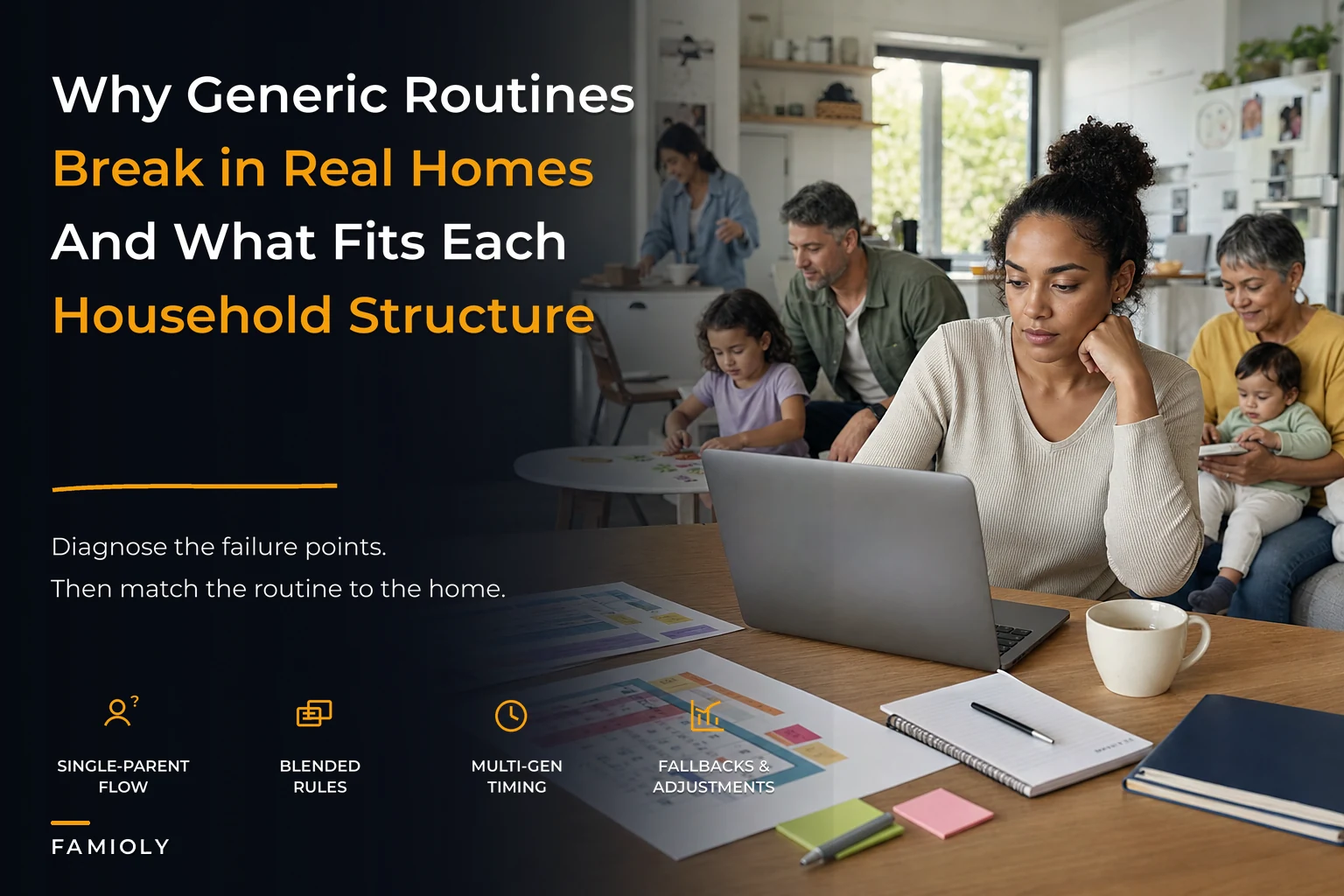 Why standard routines fail — resilient routine templates for single, blended, and multigenerational homes