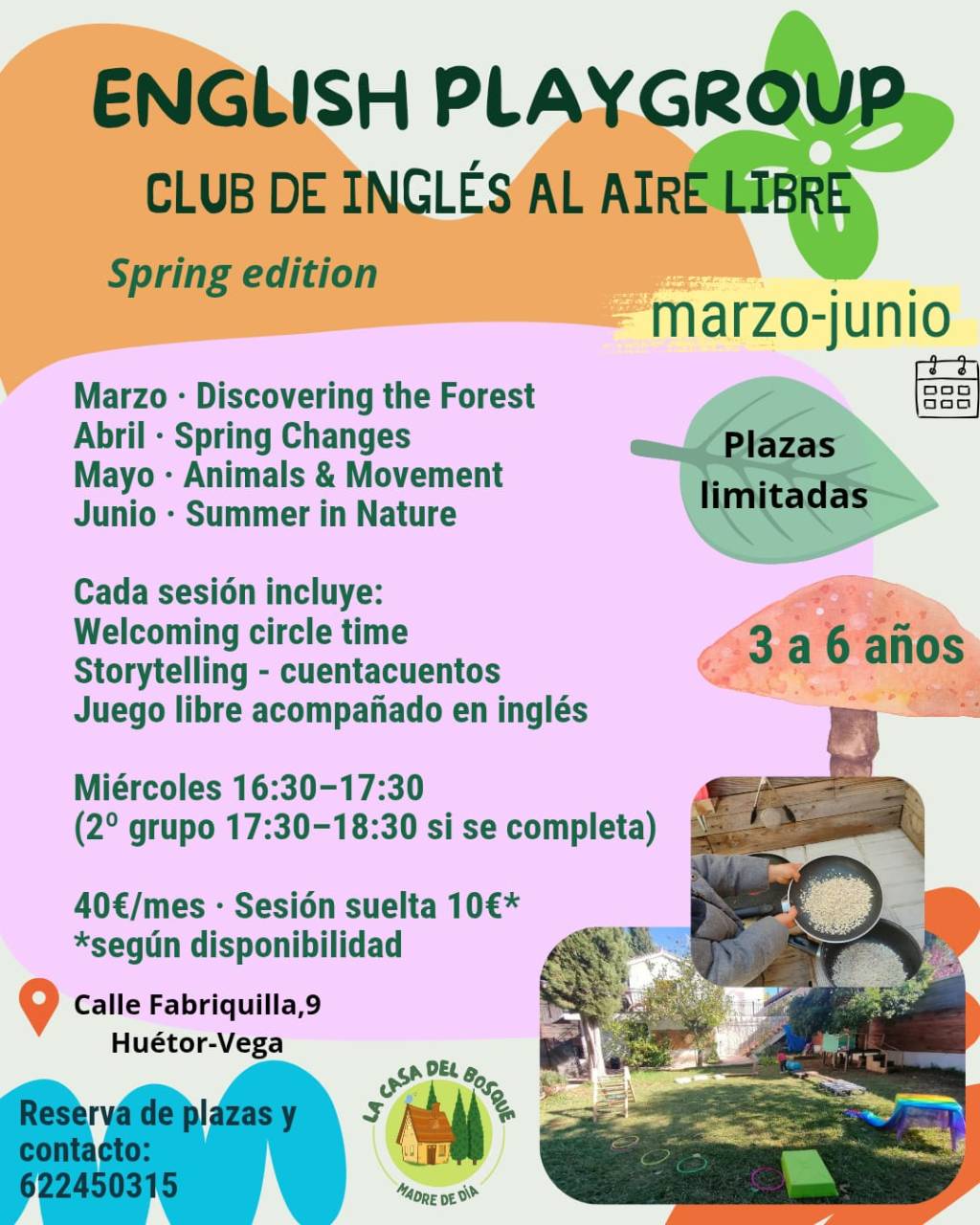 English Playgroup: Summer in Nature