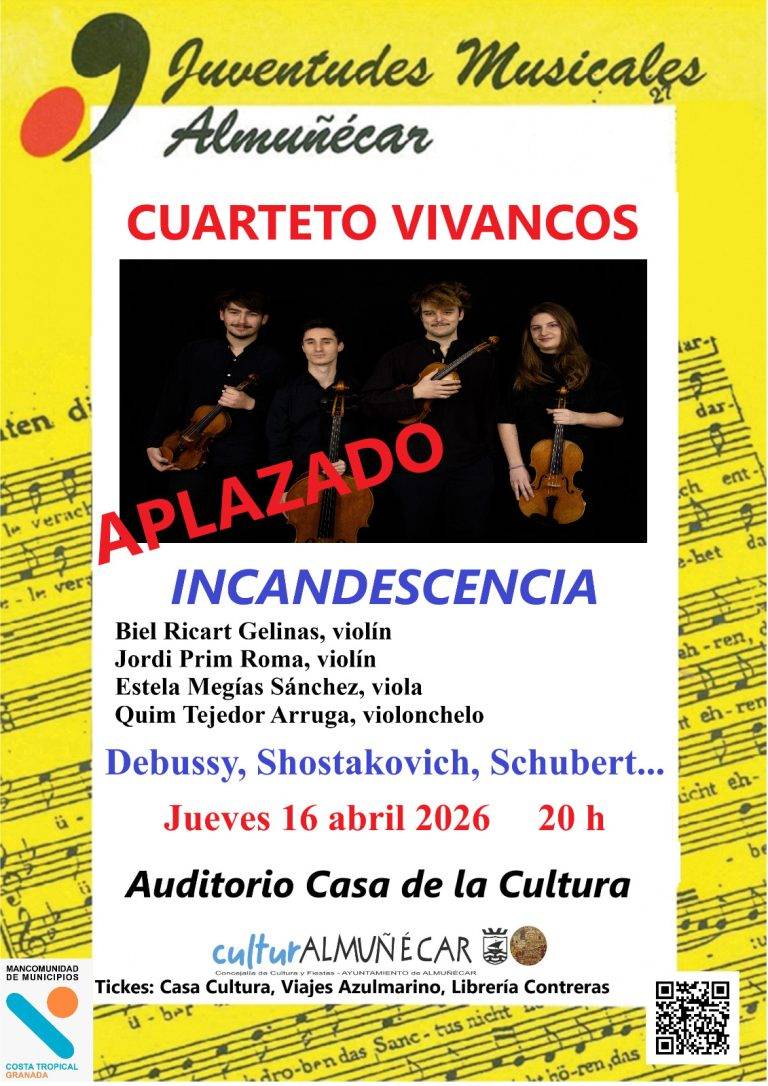 CUARTETO VIVANCOS «INCANDESCENCIA»