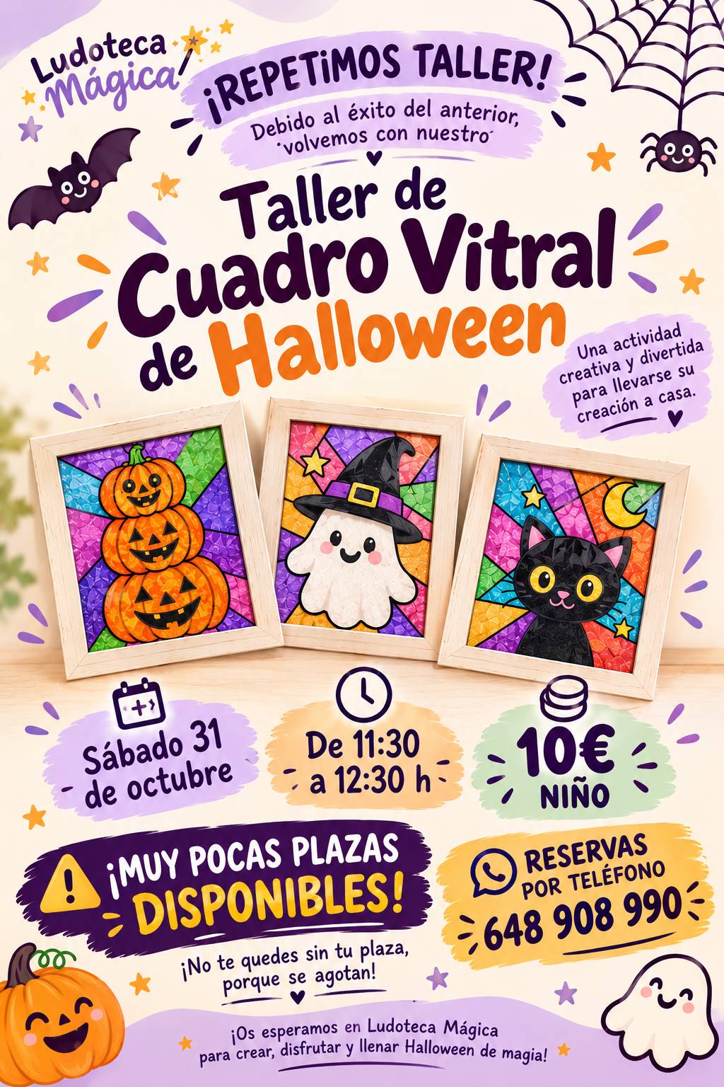 cuadro vitral Halloween 🎃