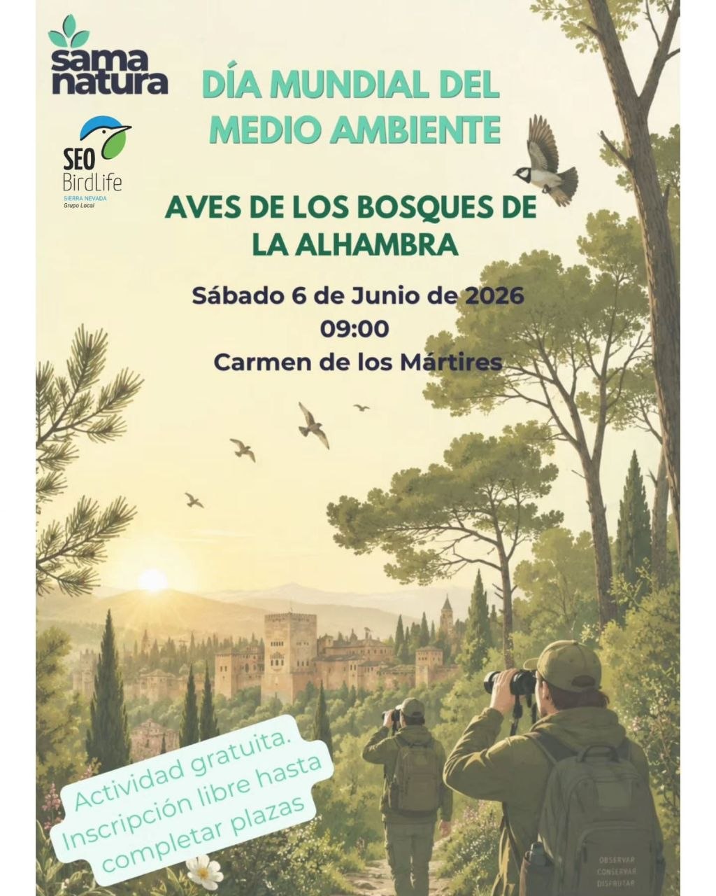 Aves de los Bosques de la Alhambra