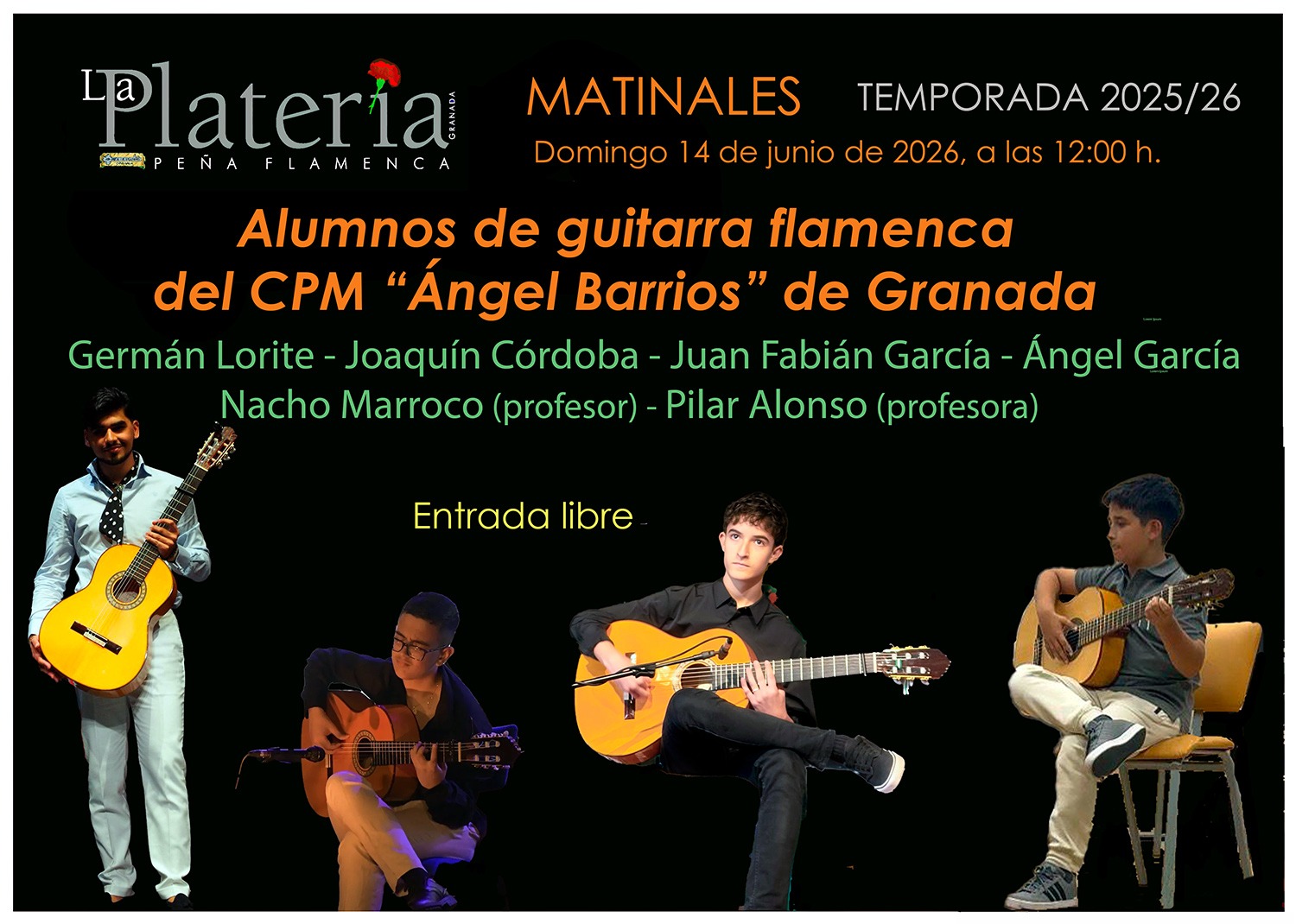 Matinales Flamencas: Alumnos del CPM Ángel Barrios