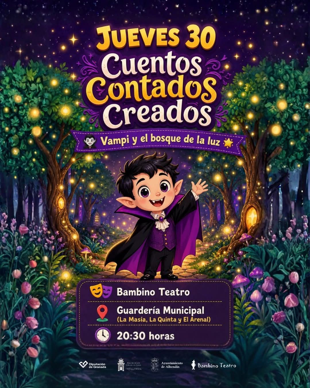 Cuentos Contados Creados: Vampi y el bosque de la luz