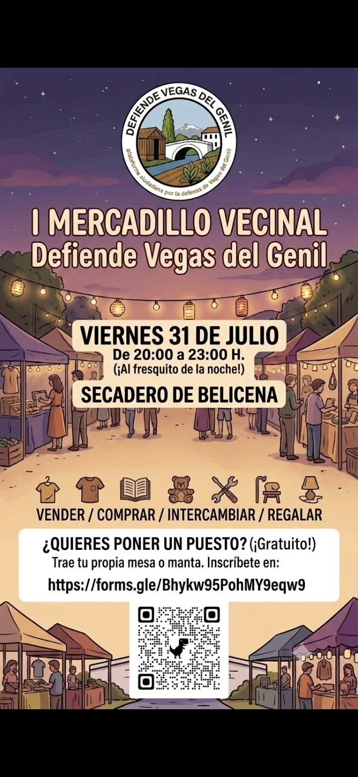 I Mercadillo Vecinal Defiende Vegas del Genil