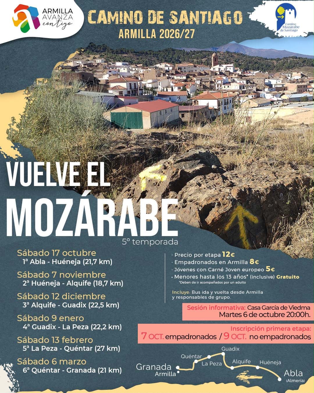 Vuelve el Mozárabe - 2ª Etapa Huéneja - Alquife