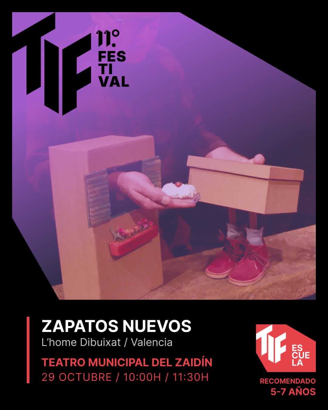 TIF Escuela: Zapatos Nuevos (11:30h)