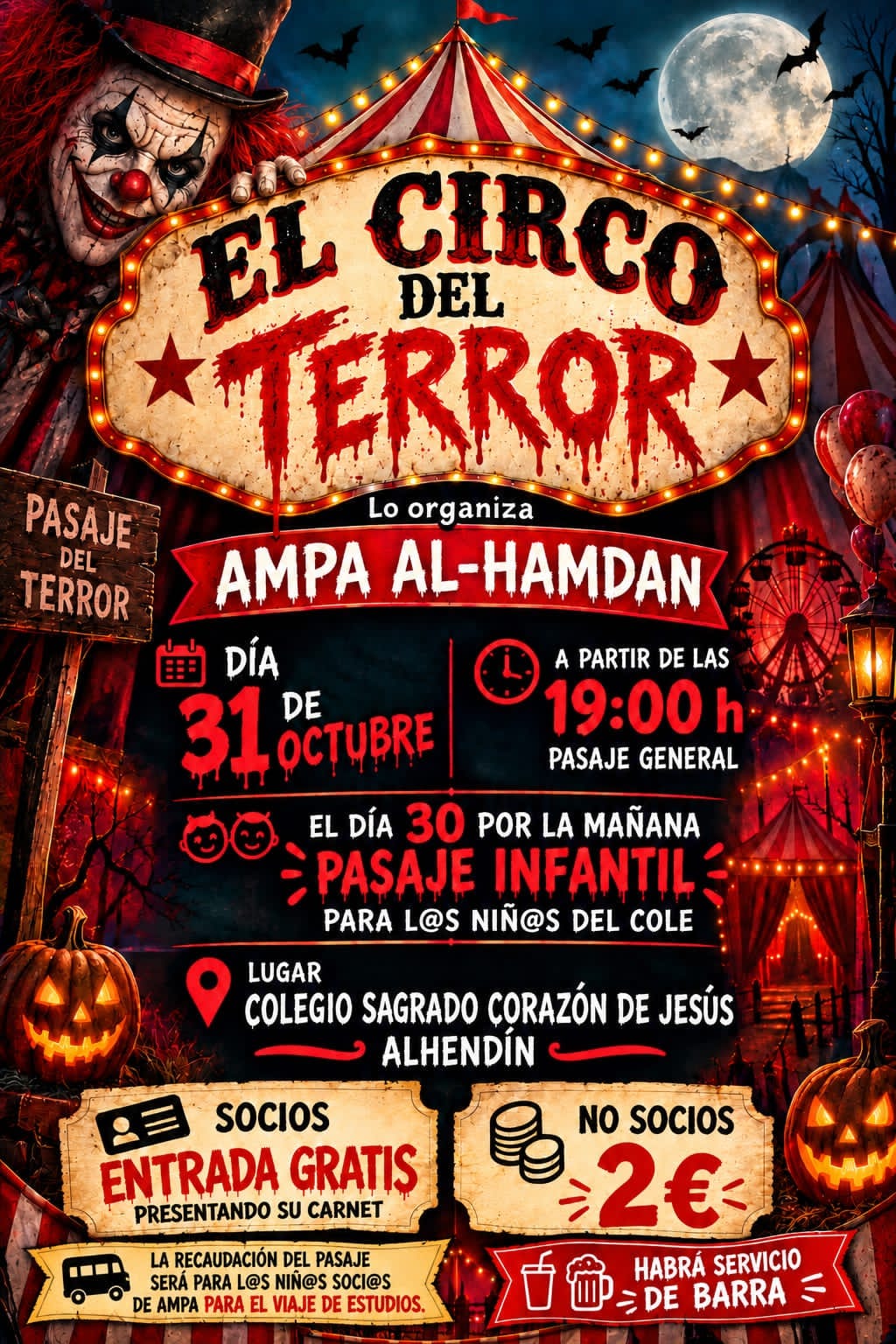 Pasaje Infantil - El Circo del Terror