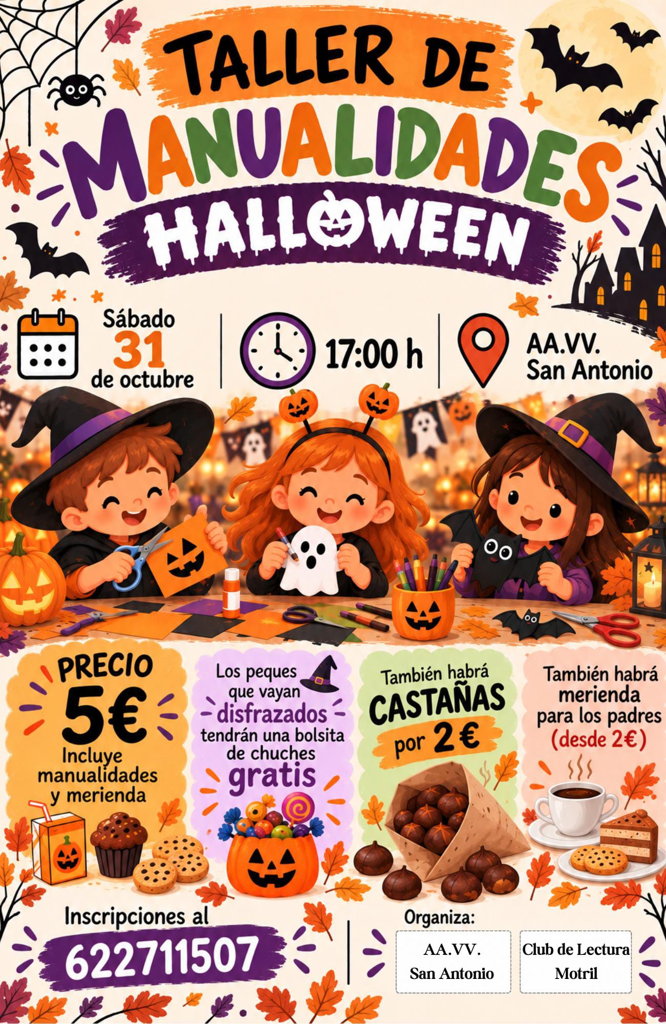 Taller de Manualidades Halloween