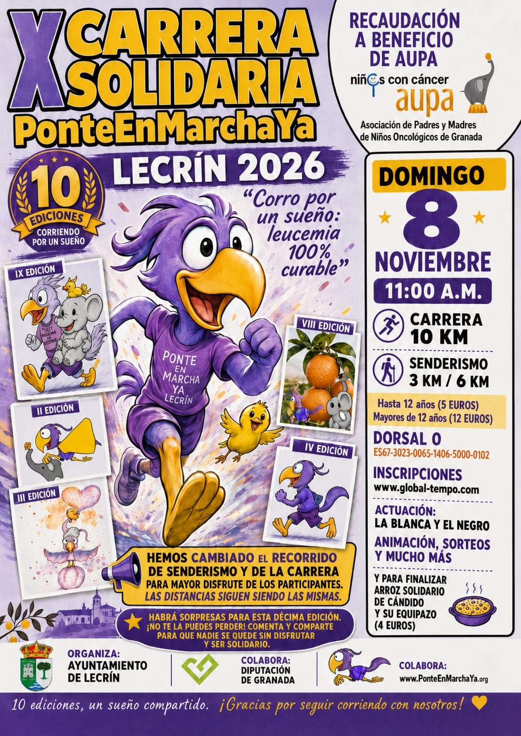 X Carrera Solidaria PonteEnMarchaYa Lecrín 2026