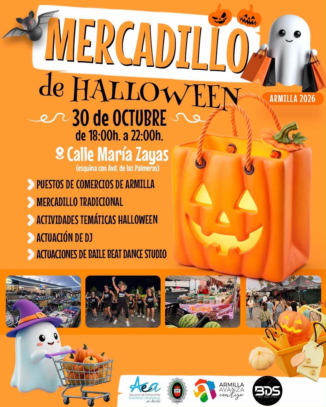 Mercadillo de Halloween en Armilla