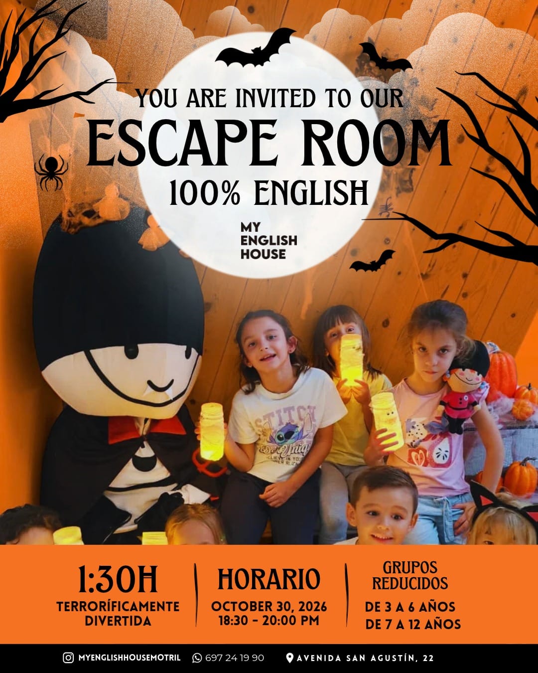 Scape Room Halloween 100% English
