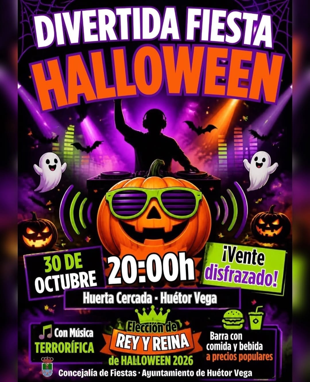 Divertida Fiesta Halloween Huétor Vega