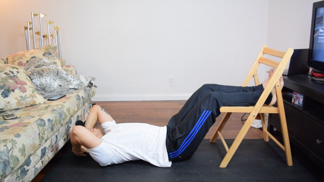 Exercises for Gamers: Abdominal Crunch, Feet Supported