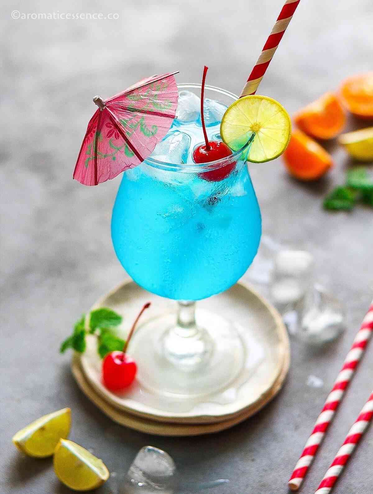 Blue Virgin Mojito