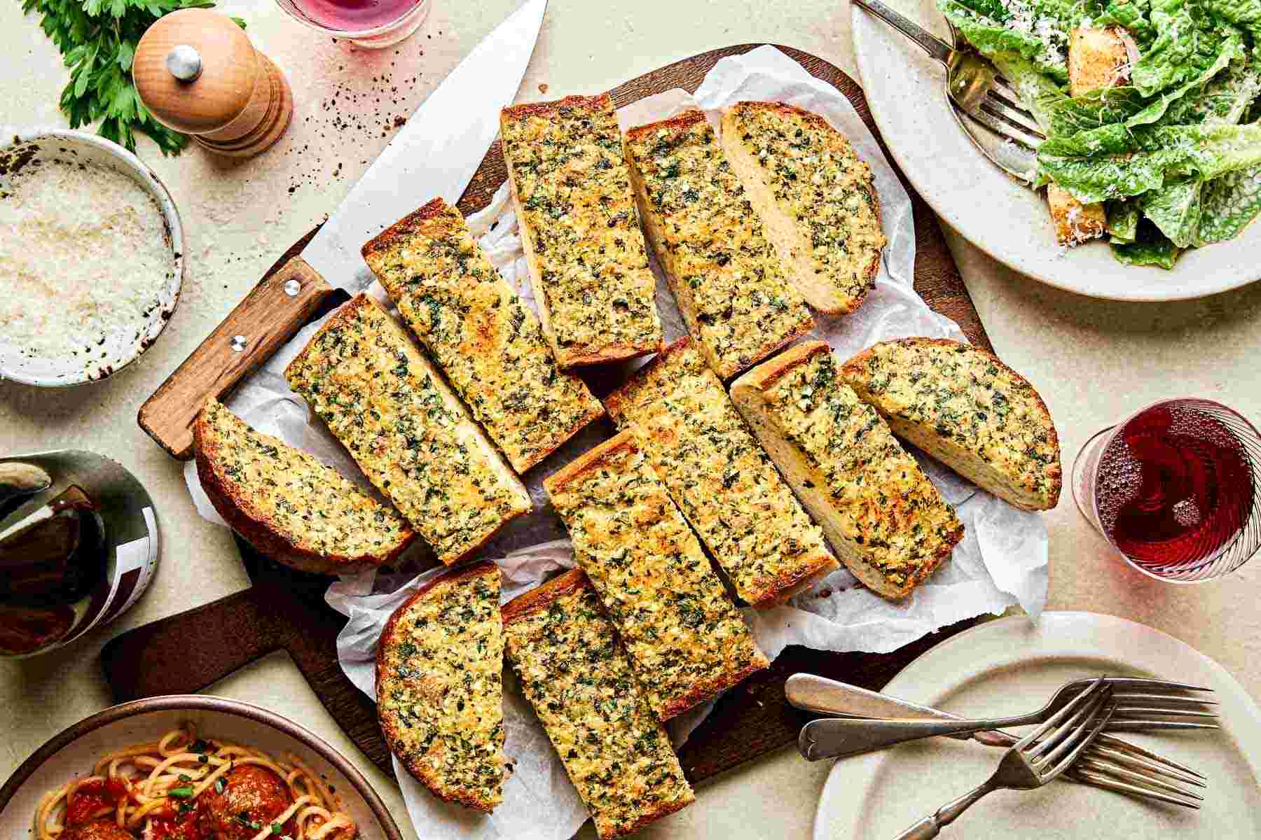 Veg Loaded Garlic Bread