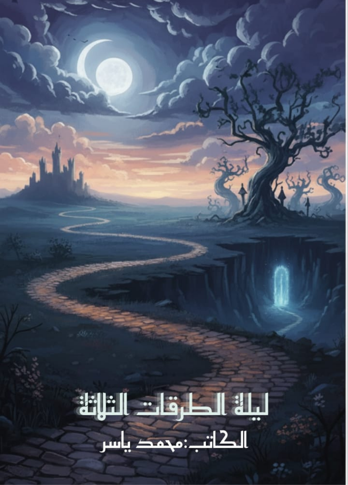 غلاف كتاب ليله الطرقات الثلاثه