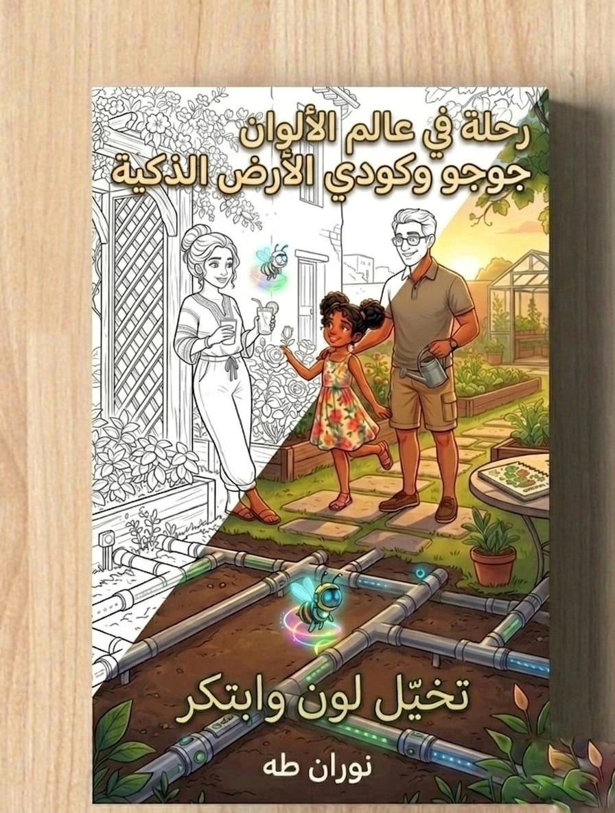 غلاف كراسة تلوين جوجو وكودي: الأرض الذكية