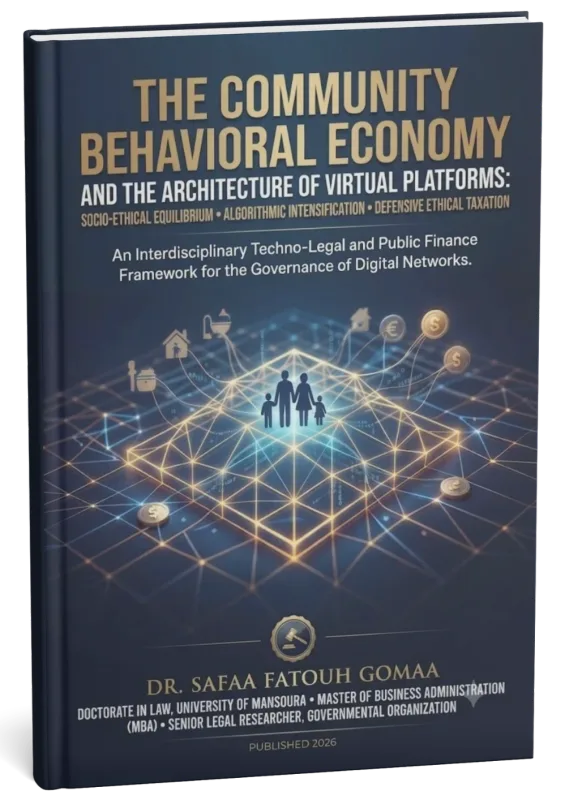 غلاف كتيّب THE COMMUNITY BEHAVIORAL ECONOMY