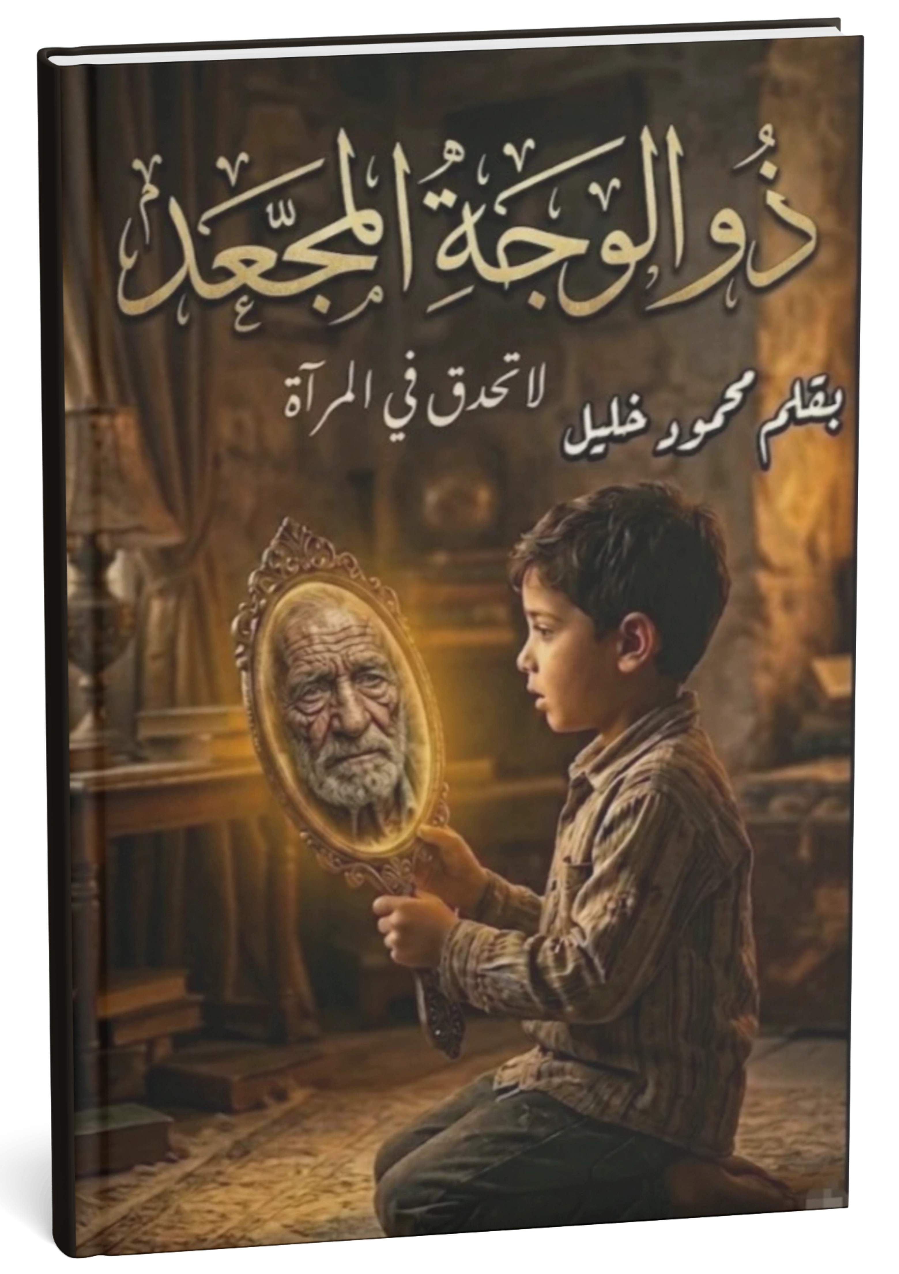 غلاف رواية ذو الوجه المجعد