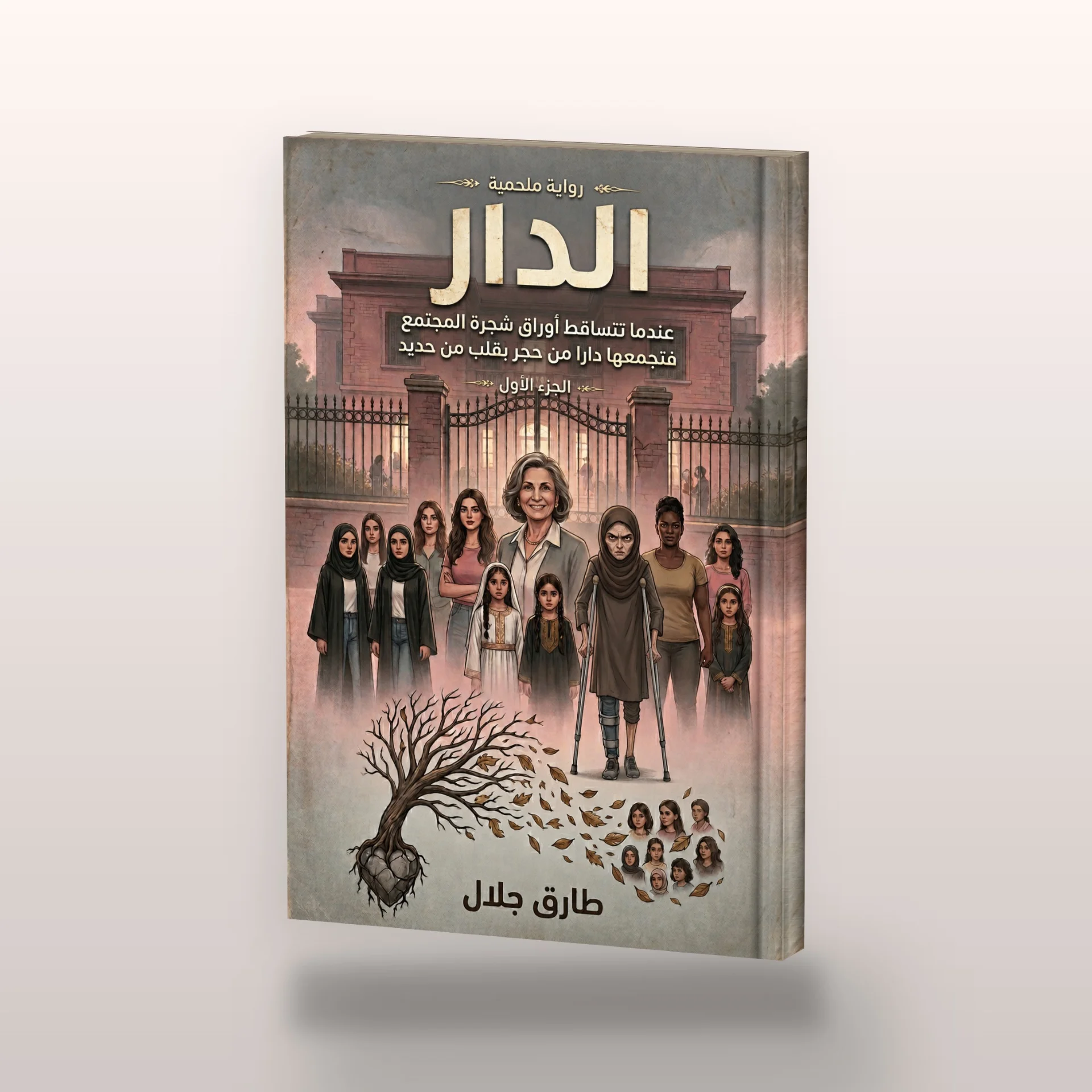 غلاف كتاب ملحمة "الدار" ج1
