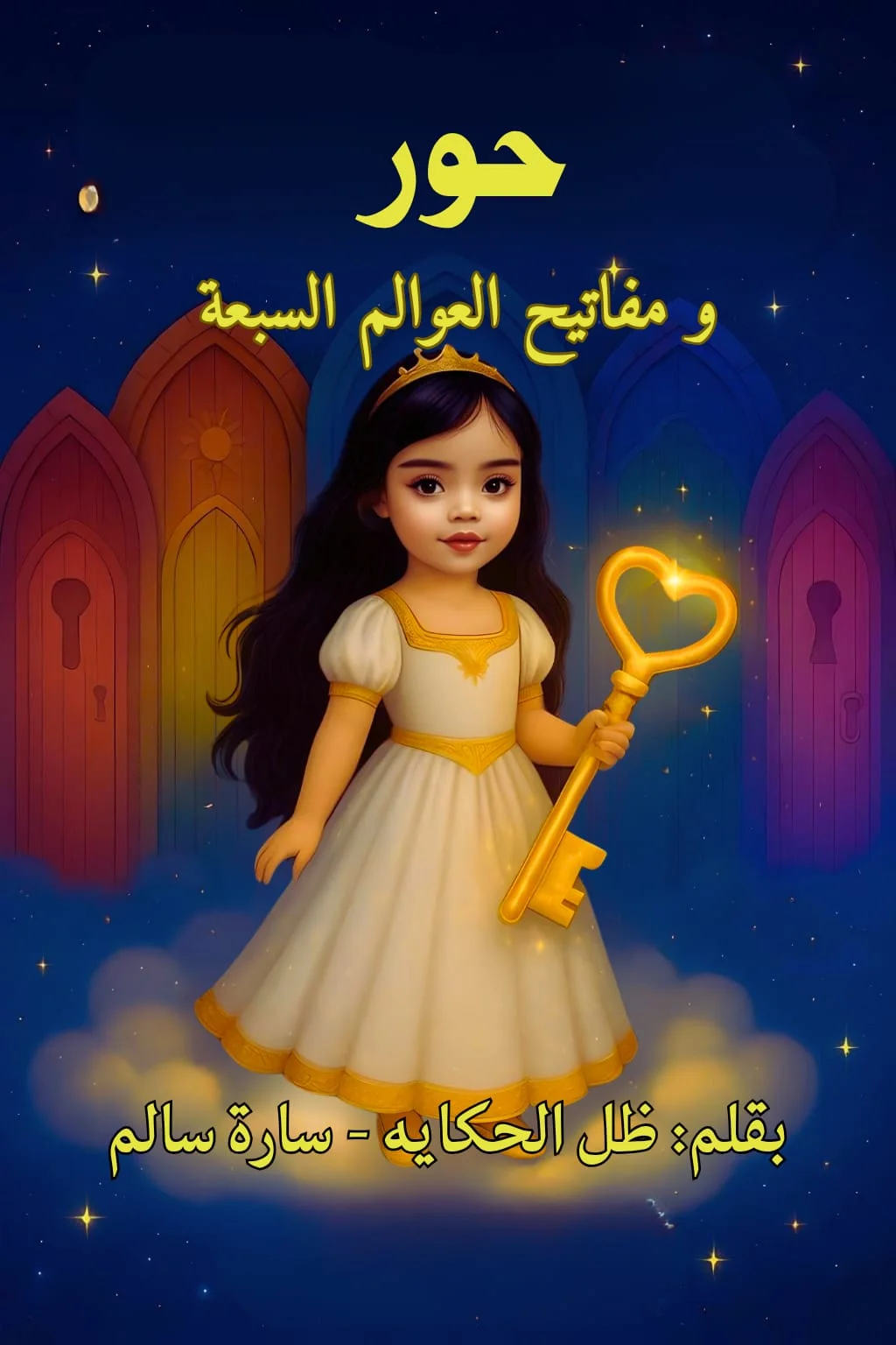 غلاف كتاب حور ومفاتيح العوالم السبعة