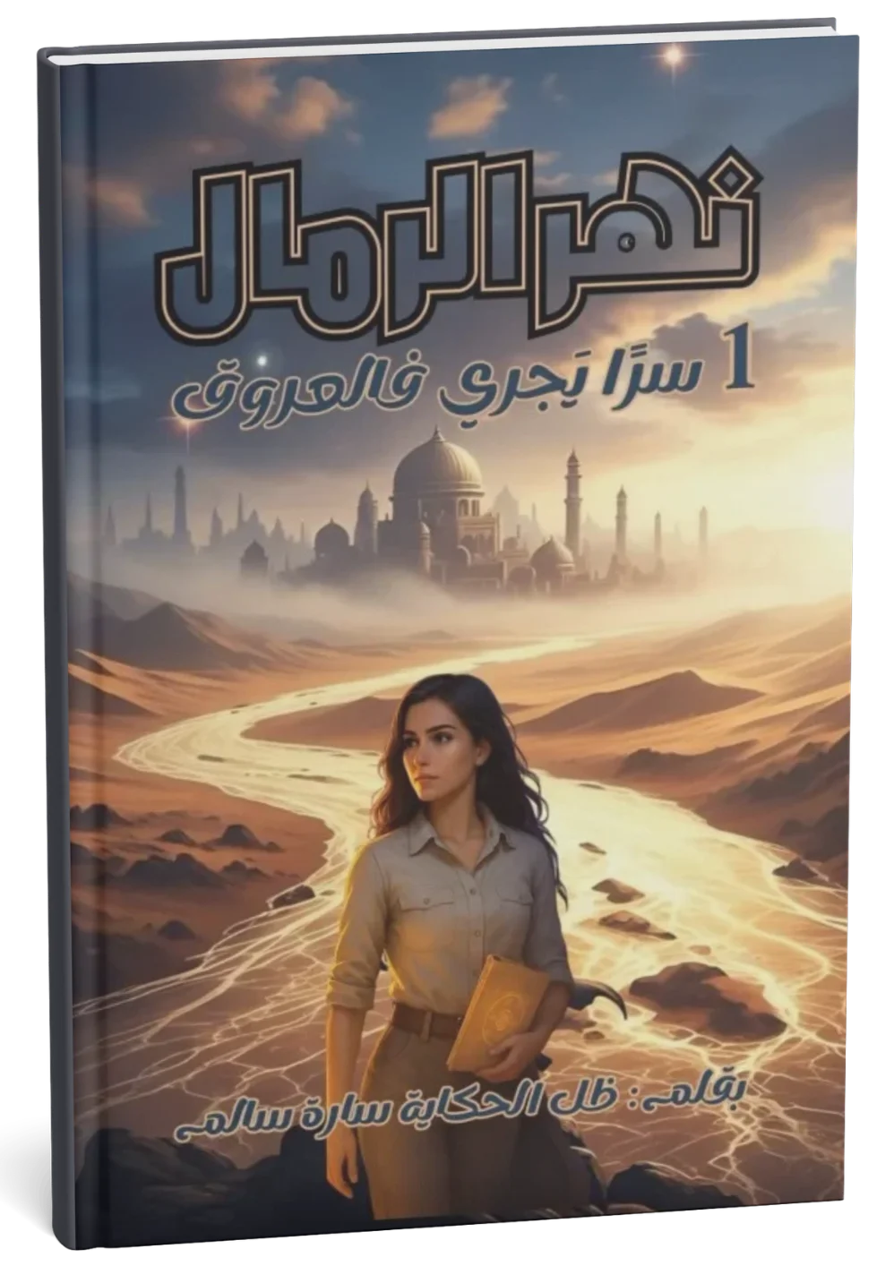 غلاف رواية نهر الرمال ج١ سرا يجري فالعروق