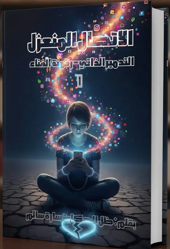 غلاف رواية «رقمنة الفَناء» ج١ الإتصال المنعزل