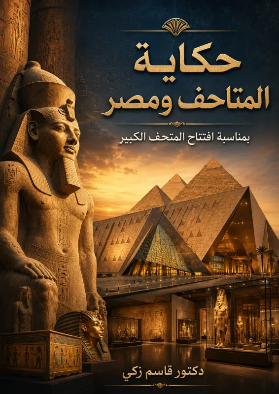 غلاف كتاب حكاية المتاحف ومصر