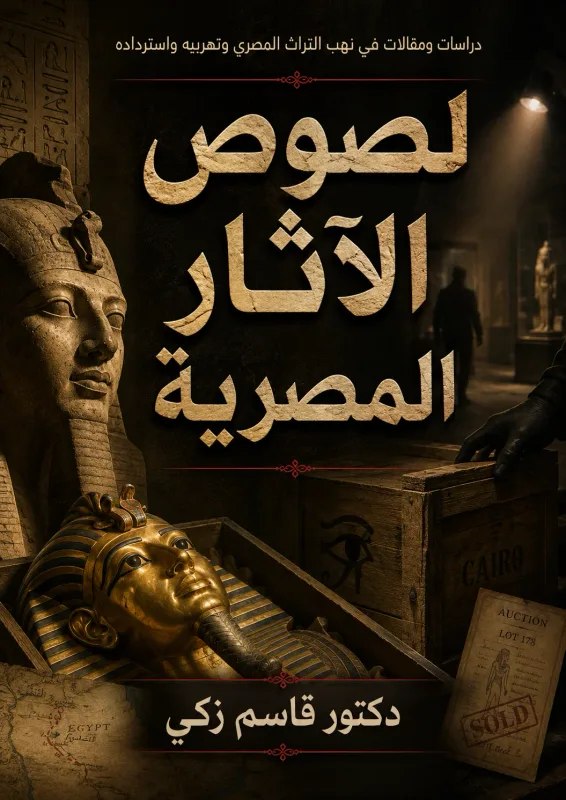 غلاف كتاب لصوص الآثار المصرية