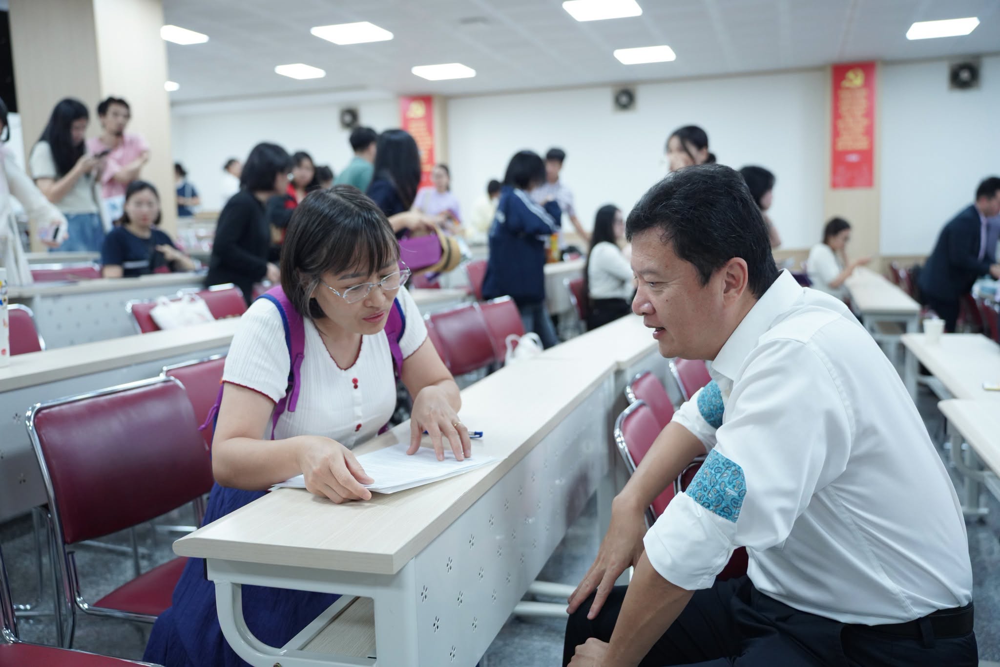 Hình ảnh giao lưu tại sự kiện Meet CUHK in Hanoi